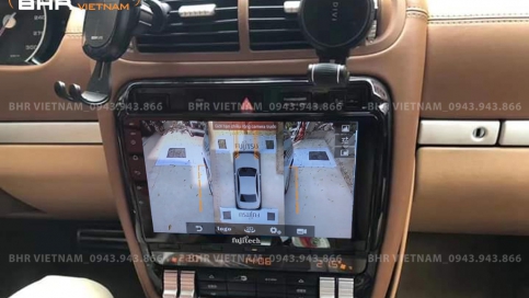 Màn hình DVD Android liền camera 360 Porsch Cayenne 2003 - 2010 | Fujitech 360 